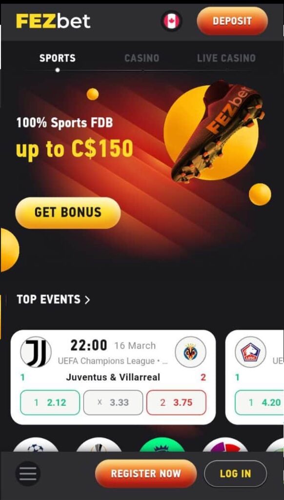 fezbet mobile website