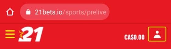 21bets mobile header